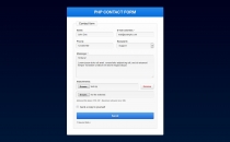 PHP Contact Form Script Screenshot 2