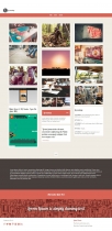 Lorensimp - Responsive Tumblr Theme Screenshot 1