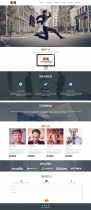 SPR - One Page Responsive HTML Theme Screenshot 1