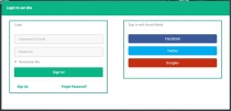 Simple Login & Register - PHP Script Screenshot 1