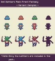 Dot Battlers Pack - Game Assets Pack Screenshot 5