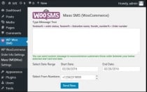 WooCommerce Wordpress SMS Plugin Screenshot 2