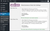 WooCommerce Wordpress SMS Plugin Screenshot 3