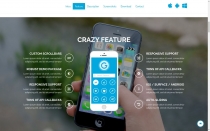 Grape App - App Landing Page HTML Template Screenshot 5