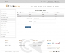 Click E Money - PHP Advertiser Script Screenshot 8