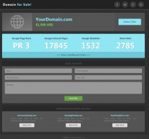 Axion - Domain for Sale HTML Template Screenshot 2