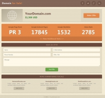 Axion - Domain for Sale HTML Template Screenshot 4