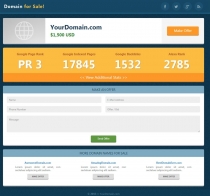 Axion - Domain for Sale HTML Template Screenshot 5