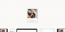 Sandra - Minimalistic WordPress Theme Screenshot 1