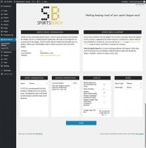 Sports Bench - WordPress Sports Stats Plugin Screenshot 7