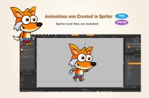 Fox 2D Game Character Sprites Screenshot 3