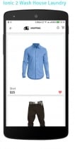 Ionic WashHouse Ecommerce App Theme Screenshot 2