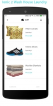 Ionic WashHouse Ecommerce App Theme Screenshot 8