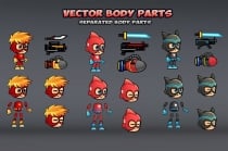 Super Boys 2D Game Sprites Screenshot 3