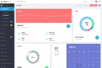 Ample Admin - The Ultimate Dashboard Template Screenshot 3