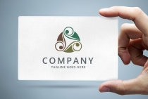 Ornamental Foliage Logo Template Screenshot 1