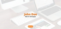 Hola HTML Portfolio Theme Screenshot 1