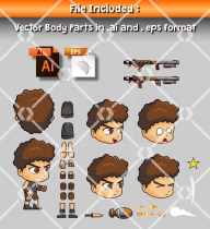 Hardy - Boy 2D Game Character Sprite Screenshot 2