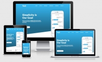 YesS - Responsive HTML5 Landing Page Template Screenshot 1