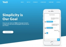 YesS - Responsive HTML5 Landing Page Template Screenshot 2