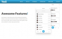 YesS - Responsive HTML5 Landing Page Template Screenshot 3