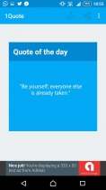 1Quote - Android App Source Code Screenshot 2