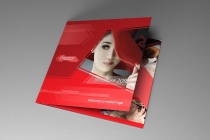 Indesign Brochure Red Diamond Template Screenshot 1