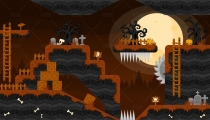 Scary Graveyard - Platformer Tileset Screenshot 2