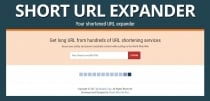 Short URL Expander PHP Script Screenshot 1