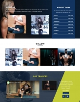 VW Fitness Pro - WordPress Theme Screenshot 2