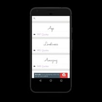 Quotes Pro - Android App Source Code Screenshot 2