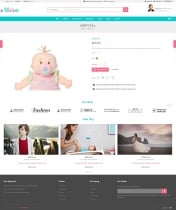 Mom Baby And Kids Toys PrestaShop Theme Screenshot 1