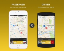Uber Style Taxi App - Android Source Code Screenshot 5