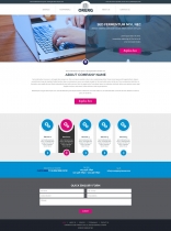 Orerg - Multipurpose Business Consulting PSD Screenshot 2