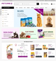 Pets and Animals Care Prestashop Theme Screenshot 2