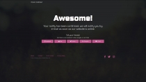 Notify - Website Landing Webpage PHP Screenshot 2