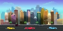 10 Urban Game Backgrounds Screenshot 1