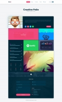 Folio Portfolio PSD Template Screenshot 3