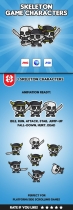 Skeleton Chibi -  Game Characters Screenshot 1