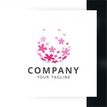 Sakura Splash Logo Template Screenshot 1