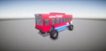 Monster Bus 3D Model Screenshot 1