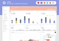 Oreo Mega Bundle Bootstrap 4 Admin UI Kit Screenshot 8