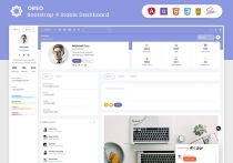 Oreo Mega Bundle Bootstrap 4 Admin UI Kit Screenshot 9