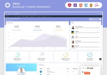 Oreo Mega Bundle Bootstrap 4 Admin UI Kit Screenshot 10