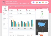 Oreo Mega Bundle Bootstrap 4 Admin UI Kit Screenshot 12