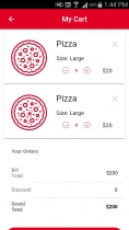 Ion Pizza - Ionic Pizza Delivery App UI Theme Screenshot 7