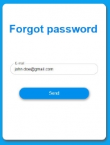 Angular - Login Forms Module - Blue Design Screenshot 8