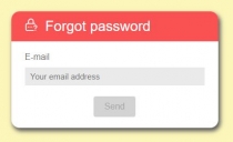 Angular - Login Forms Module - Flat Design Screenshot 4