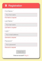 Angular - Login Forms Module - Flat Design Screenshot 6