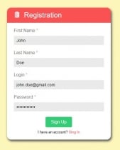 Angular - Login Forms Module - Flat Design Screenshot 7